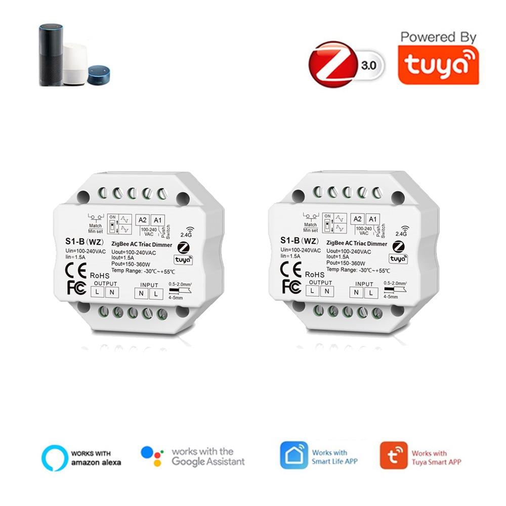 Tuya-Zigbee AC Triac LED  ġ, 110V 220V ..